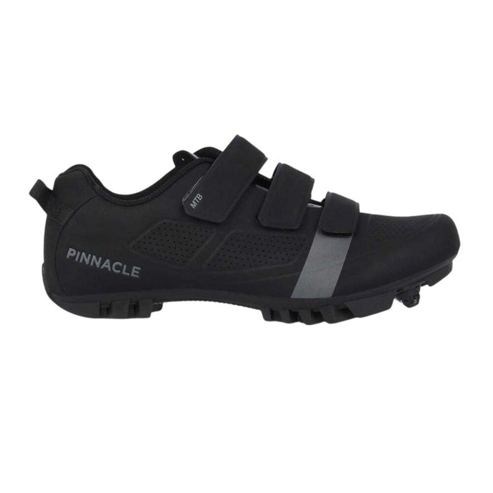 Pinnacle Mens Maple MTB 61 Leather Cycling Shoes / Black